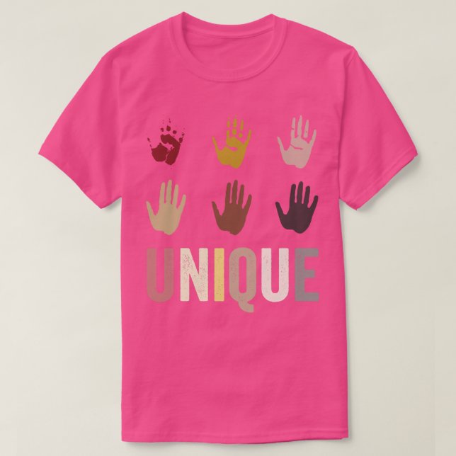 Unique One of a Kind Special Human T-Shirt (Design Front)