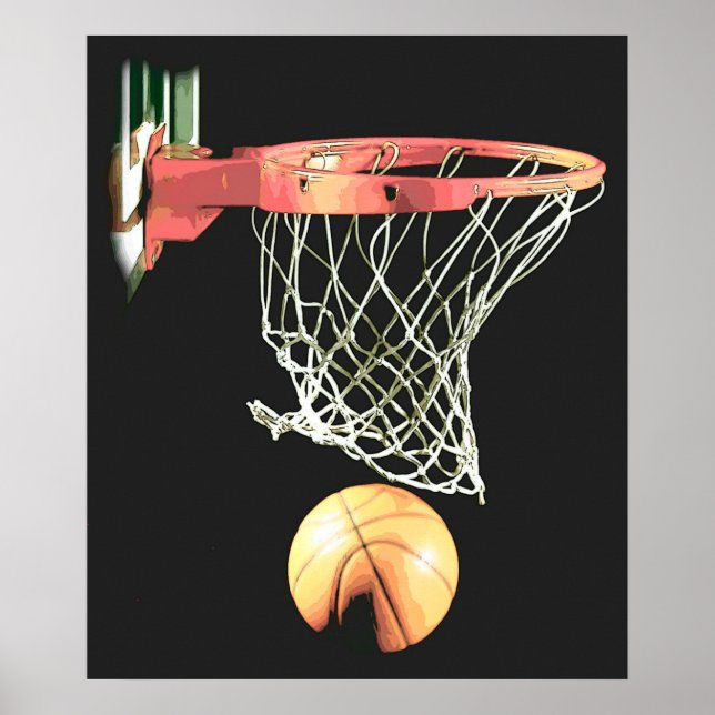 Unique Original Quality Basketball Poster (Front)