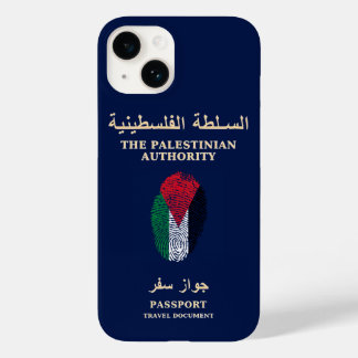 Unique Palestine Travel Passport Print Souvenir Case-Mate iPhone 14 Case