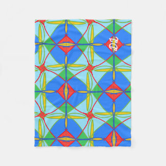 Unique Pattern Abstract Fleece Blanket