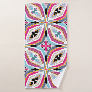 Unique Pattern Design Bath Towel