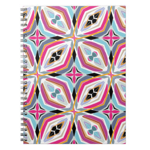 Unique Pattern Design Spiral Notebook