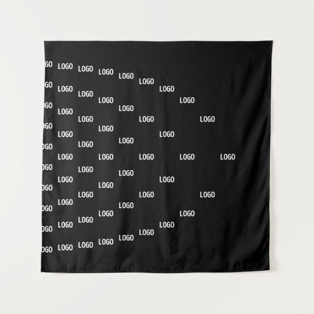 Unique Pattern Featuring Your Logo/Uploaded Image Tapestry (Front)