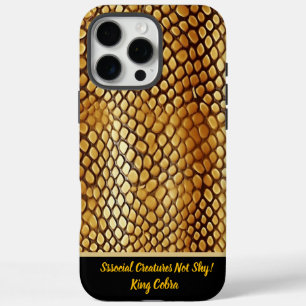 Unique patterns of a poisonous snake’s skin iPhone 16 pro max case