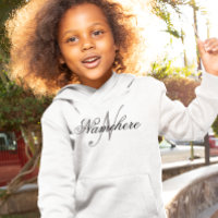 Unique Personalised Black and White Name Monogram 