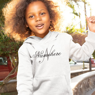 Unique Personalised Black and White Name Monogram