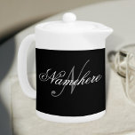Unique Personalised Black and White Name Monogram<br><div class="desc">Personalised Unique Black and White Name Monogram Design for anyone.</div>