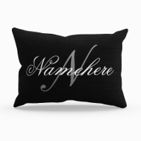 Unique Personalised Black and White Name Monogram