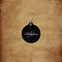 Unique Personalised Black and White Name Monogram