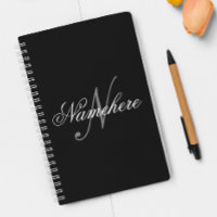 Unique Personalised Black and White Name Monogram