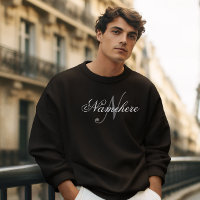 Unique Personalised Black and White Name Monogram