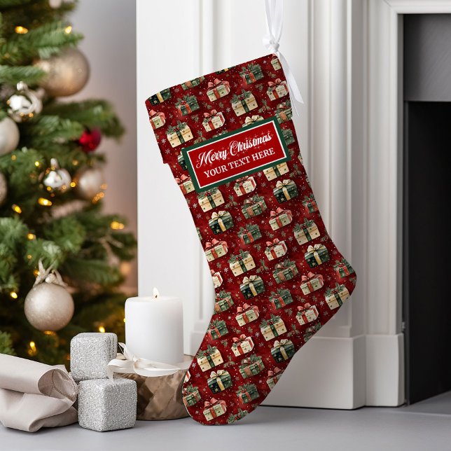 Unique Personalised Christmas Stocking Watercolor (Unique Personalized Christmas Stocking Watercolor)
