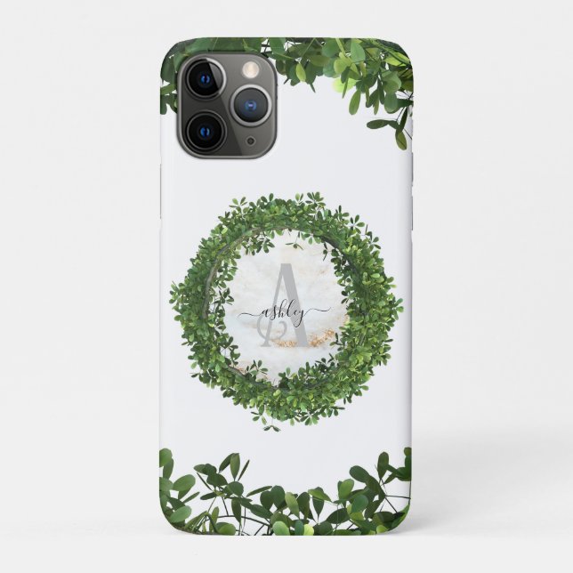 Unique Personalised Keychain with Botanical Theme Case-Mate iPhone Case (Back)