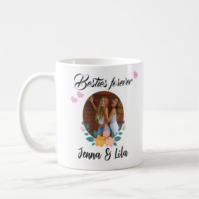 Unique Personalised Mug | Custom Text & Image (Left)