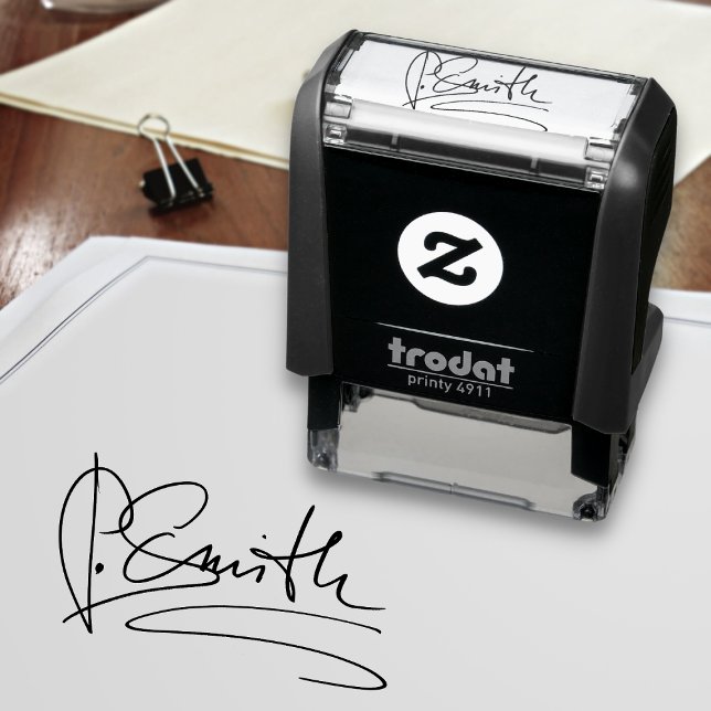 Unique Personalized Signature Self-inking Stamp (Creator Uploaded)