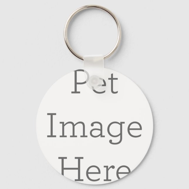 Metal Circle Keychain, 5.08 cm (Front)