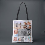 Unique Photo Collage Personalised Tote Bag<br><div class="desc">personalised photo collage all over print bag from Ricaso - available in different styles and sizes</div>