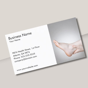 Unique Photo of Woman's Ankle Medical Business Card