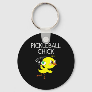 Unique pickleball design for women girls pickle key ring