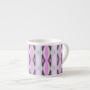 Unique Pink Pattern Espresso Cup
