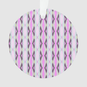 Unique Pink Pattern Ornament