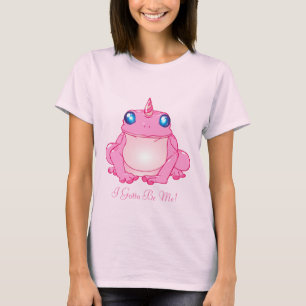 Unique Pink Unicorn Frog Princess T-Shirt