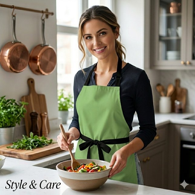 Unique Pistachio Apron with Personalised Touch (Unique Pistachio Apron with Personalized Touch)