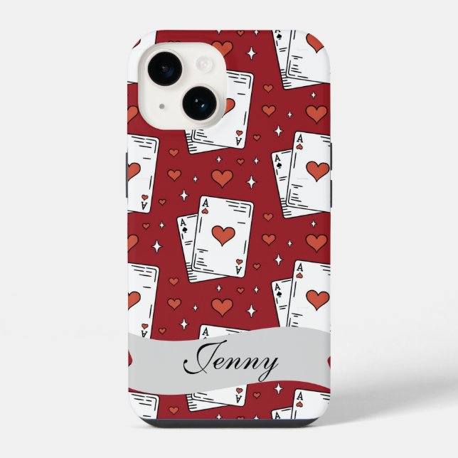 Unique Poker Themed iPhone Case (Back)