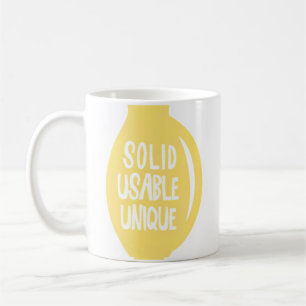 Unique Pottery Coffee Mug
