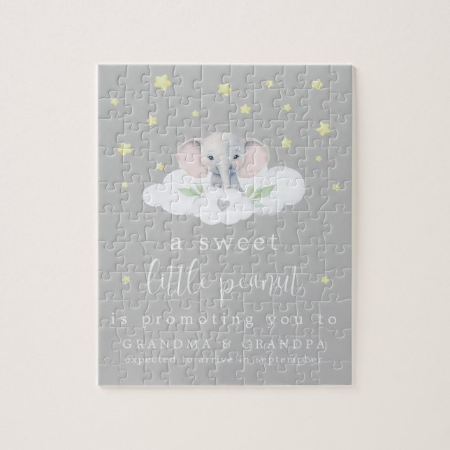 Unique Pregnancy Announcement Puzzle Coming Soon (Vertical)