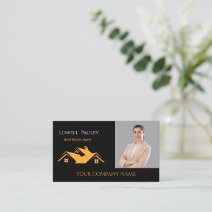Unique Professional Real Estate simple Realtor Business Card