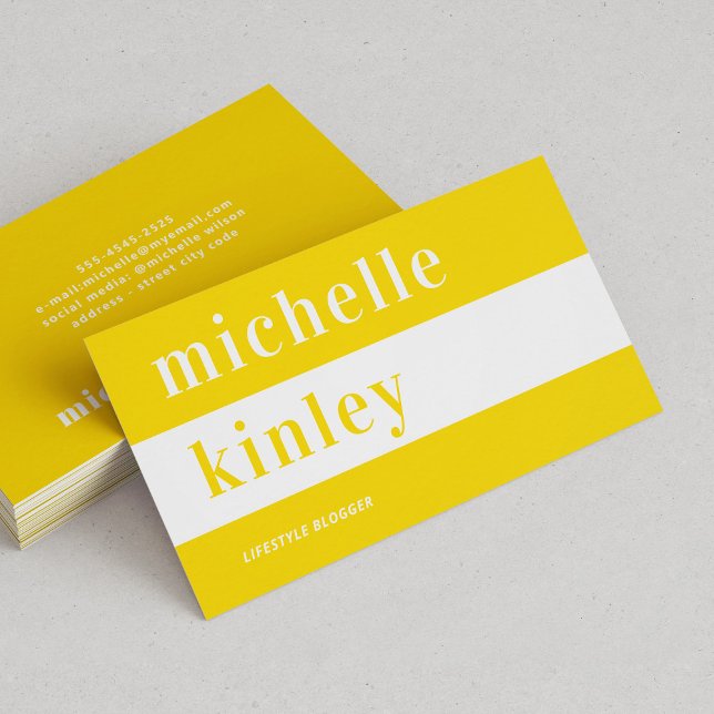 Unique professional trendy typography networking business card (Creator Uploaded)