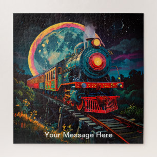 Unique psychedelic & fun personalised jigsaw puzzle