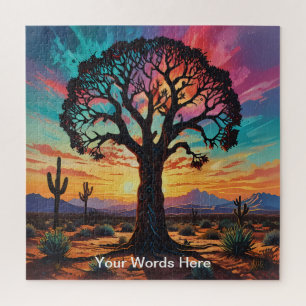 Unique psychedelic & fun personalised jigsaw puzzle