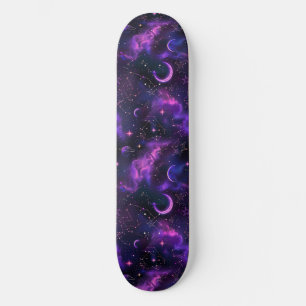 Unique Purple Astrology Design Skateboard