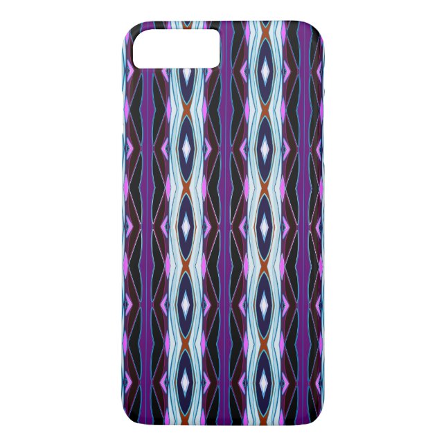 Unique Purple Pattern Case-Mate iPhone Case (Back)