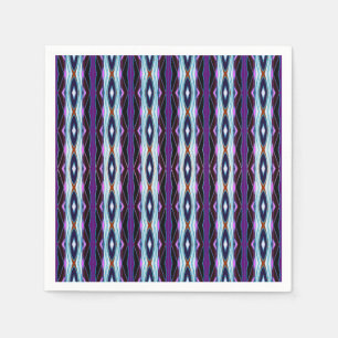 Unique Purple Pattern Napkin