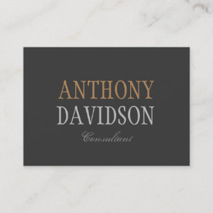 Unique Quality Grey Background Business Card