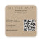Unique Real Estate Agent Rocks Beach Photo QR Code