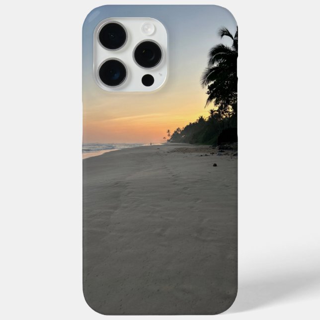 Unique Real Ocean Beach Photo Sun set Case-Mate iPhone Case (Back)