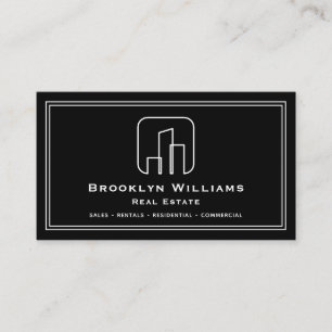 Unique Realtor Real Estate Agent Moving New Home Business Card