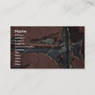 Unique Red Brick (Close-up) Business Card