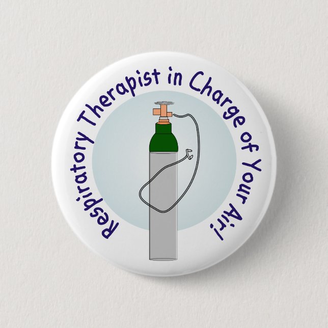 Unique Respiratory Therapist Gifts 6 Cm Round Badge (Front)