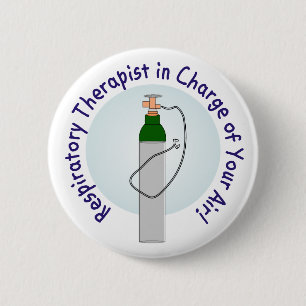 Unique Respiratory Therapist Gifts 6 Cm Round Badge