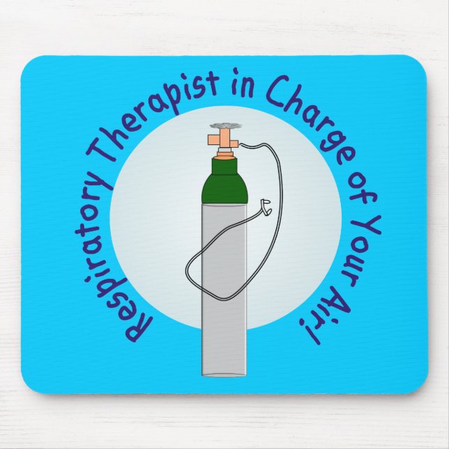 Unique Respiratory Therapist Gifts Mouse Pad (Front)