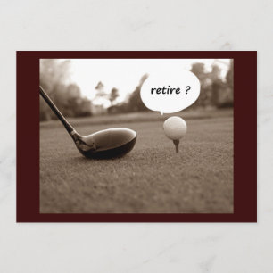"UNIQUE RETIREMENT PARTY" INVITATION