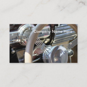 Unique Retro Automotive Business Card
