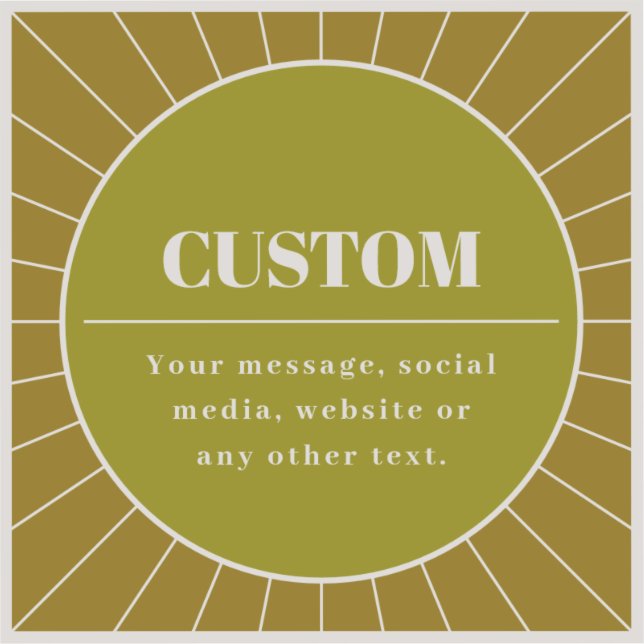 Unique Retro Inspired Editable Design Template (Front)