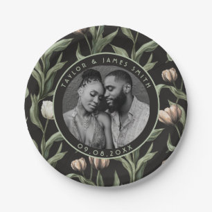 Unique Retro Wedding Plates For Simple Wedding