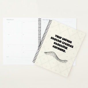 Unique Rhythm Beautiful Harmony Neurodiversity Planner